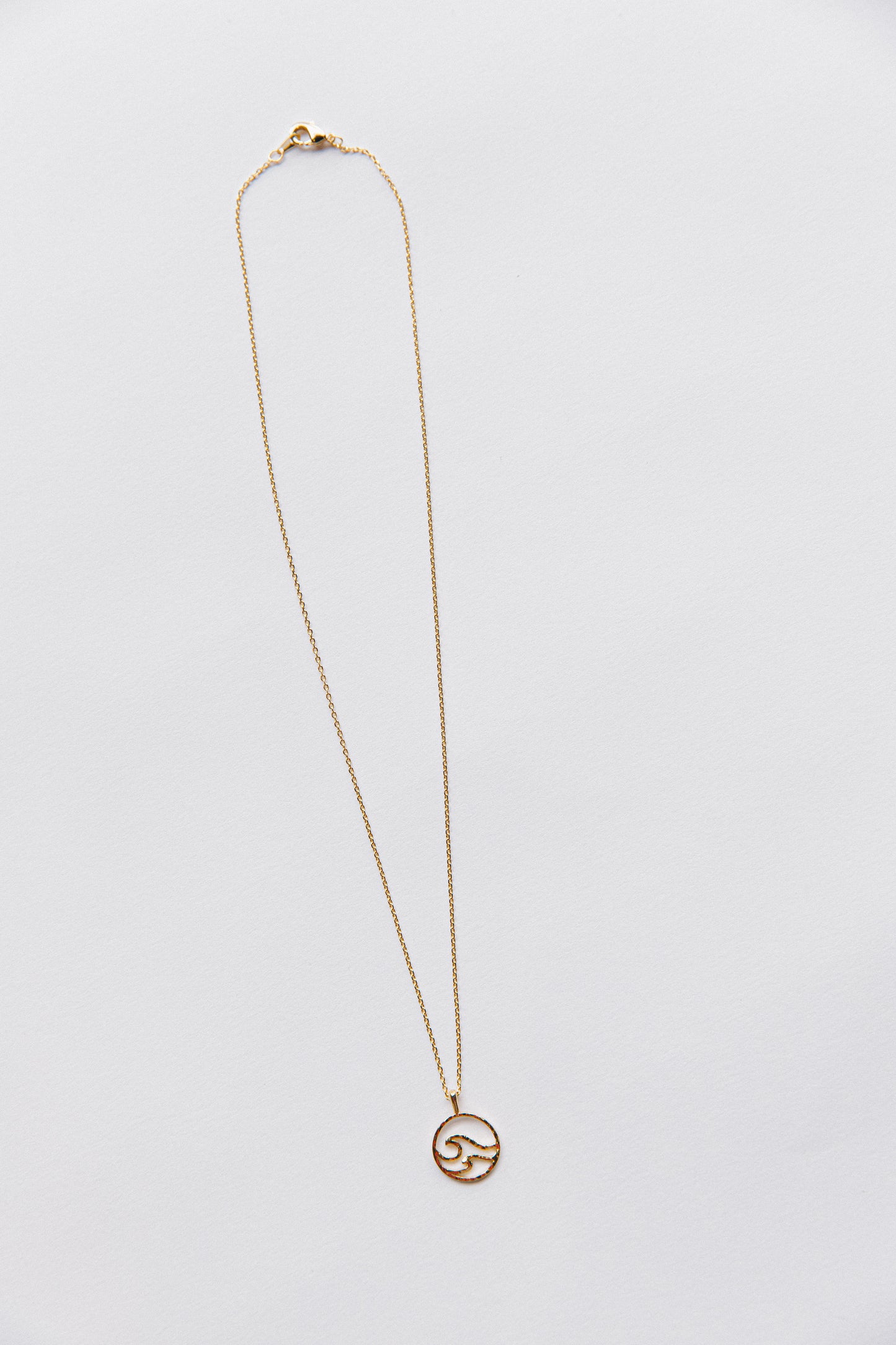 Hammered Wave Necklace