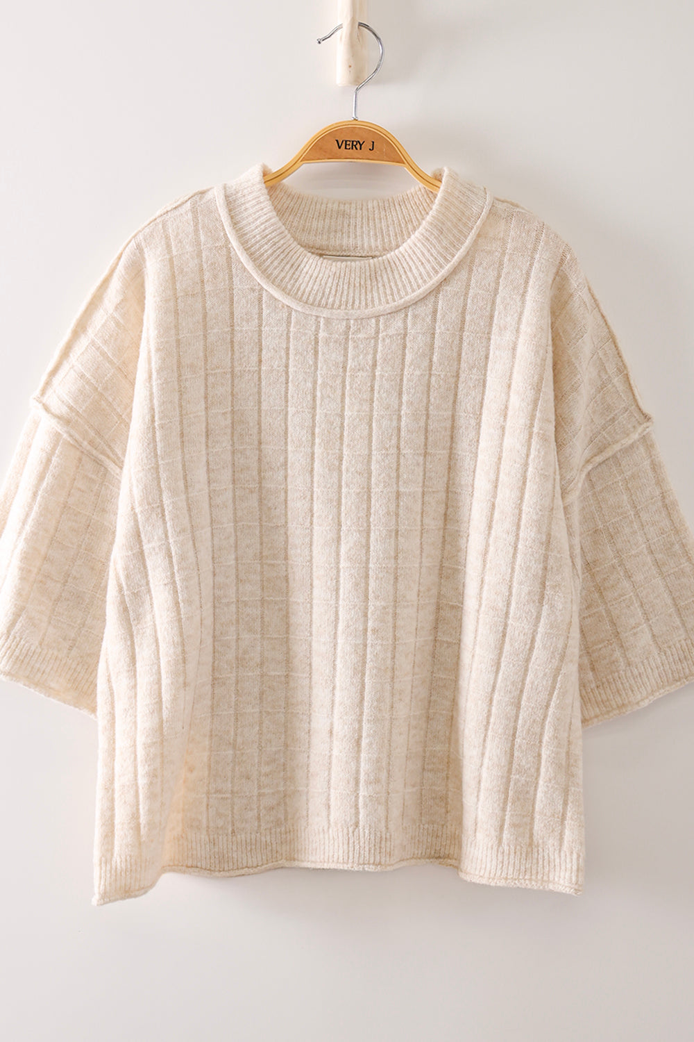 Cropped Knit Sweater