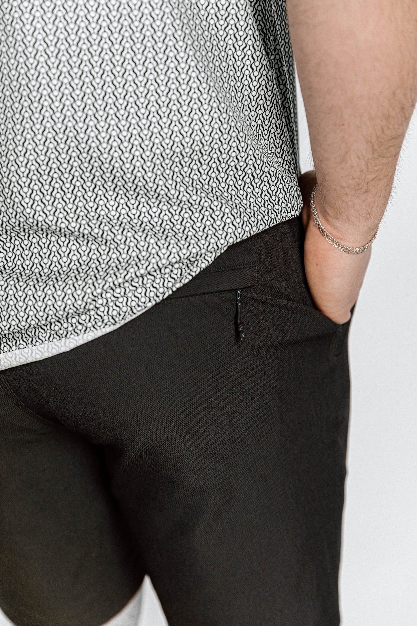 Men's Charcoal 8'' Short