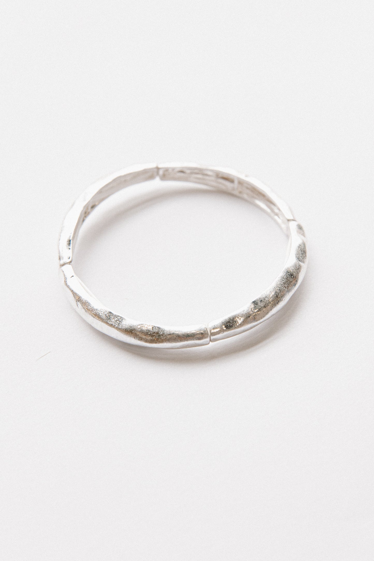 Worn Silver Bracelet