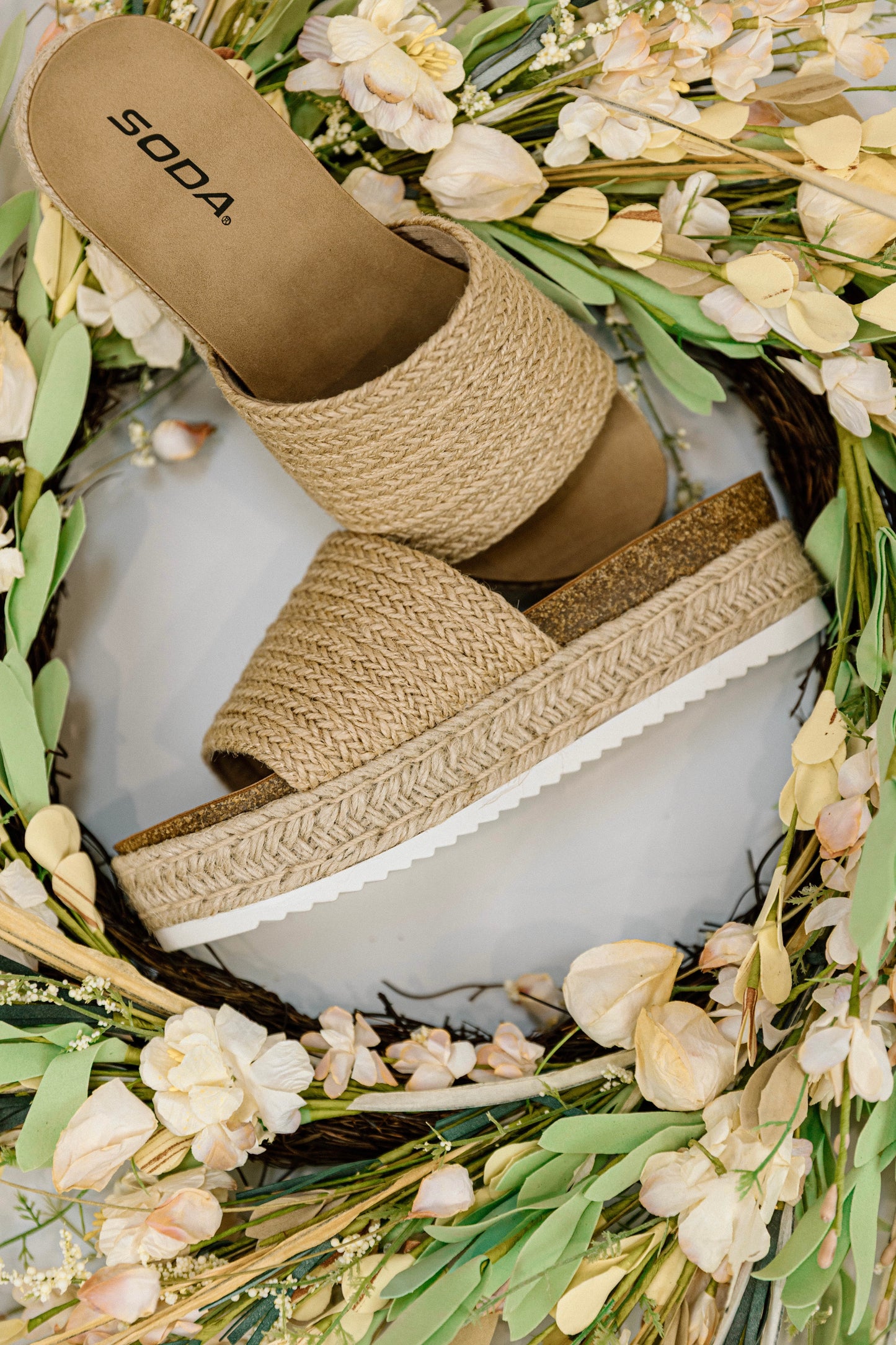 Raffia Sandal