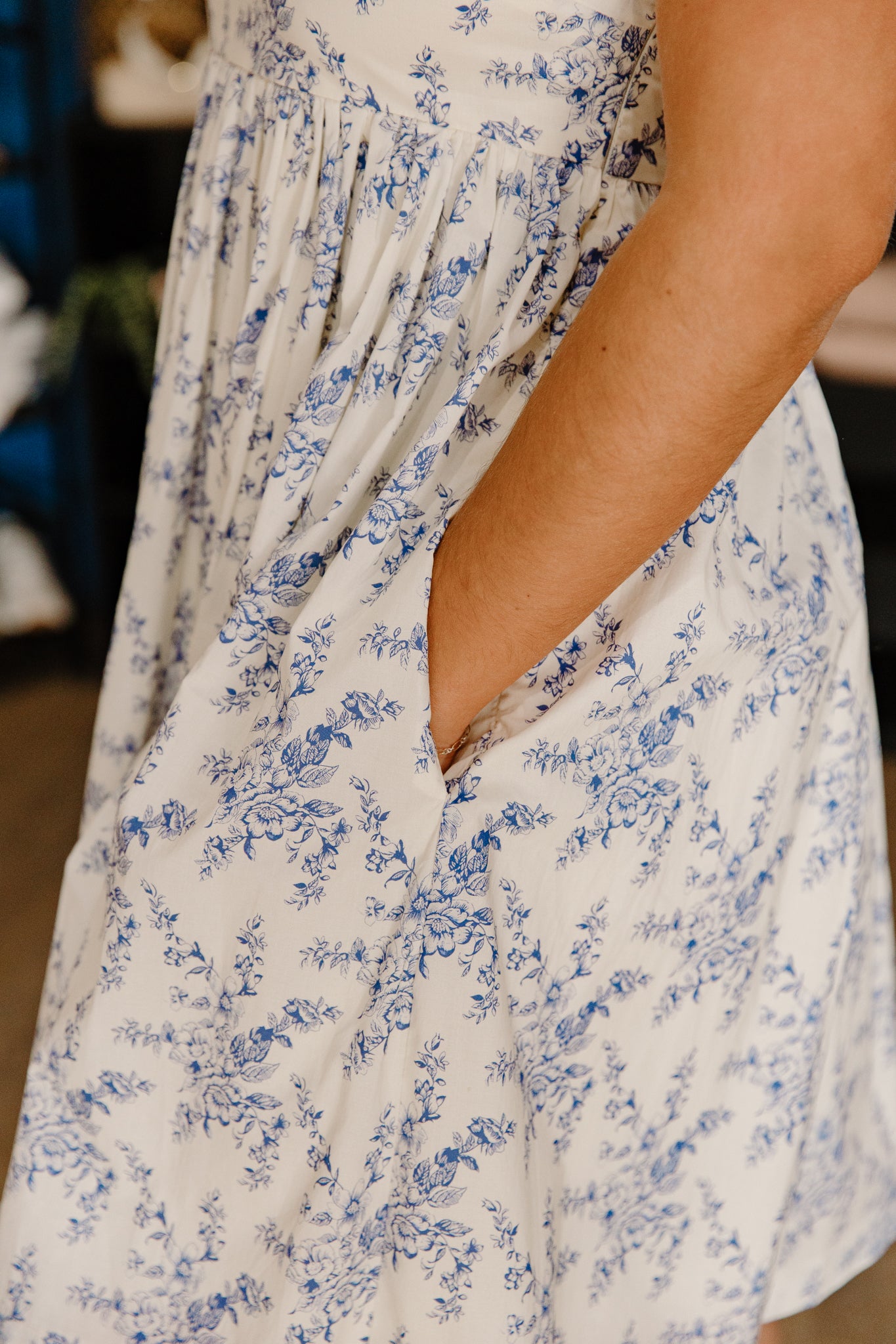 Floral Tie Mini Dress