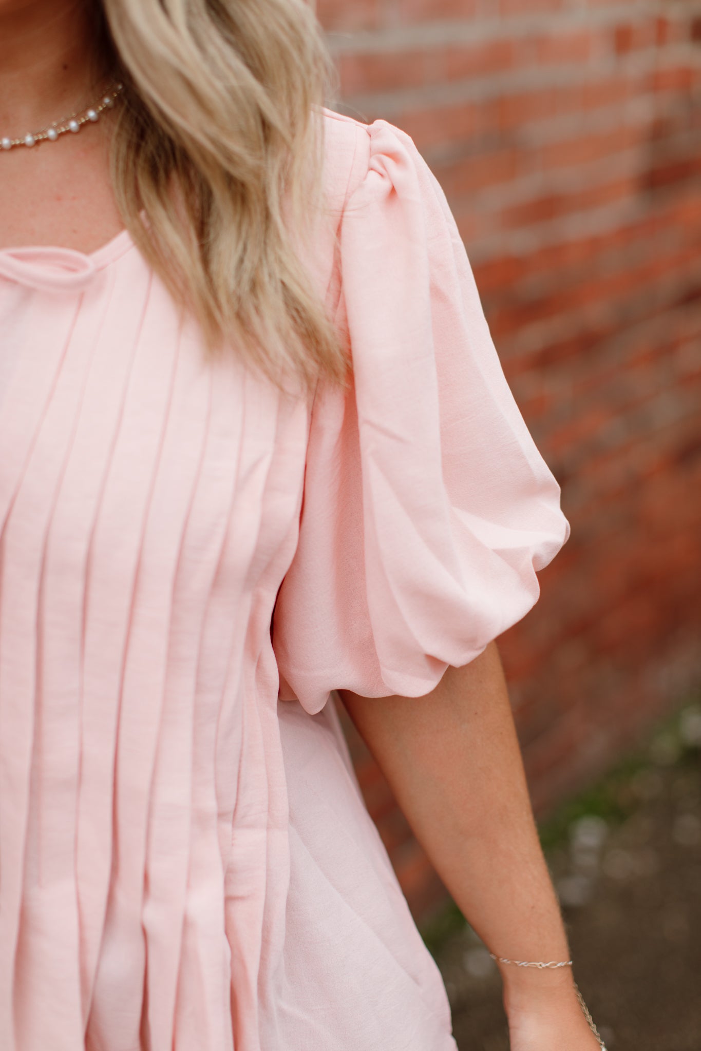 Pleated Blouse