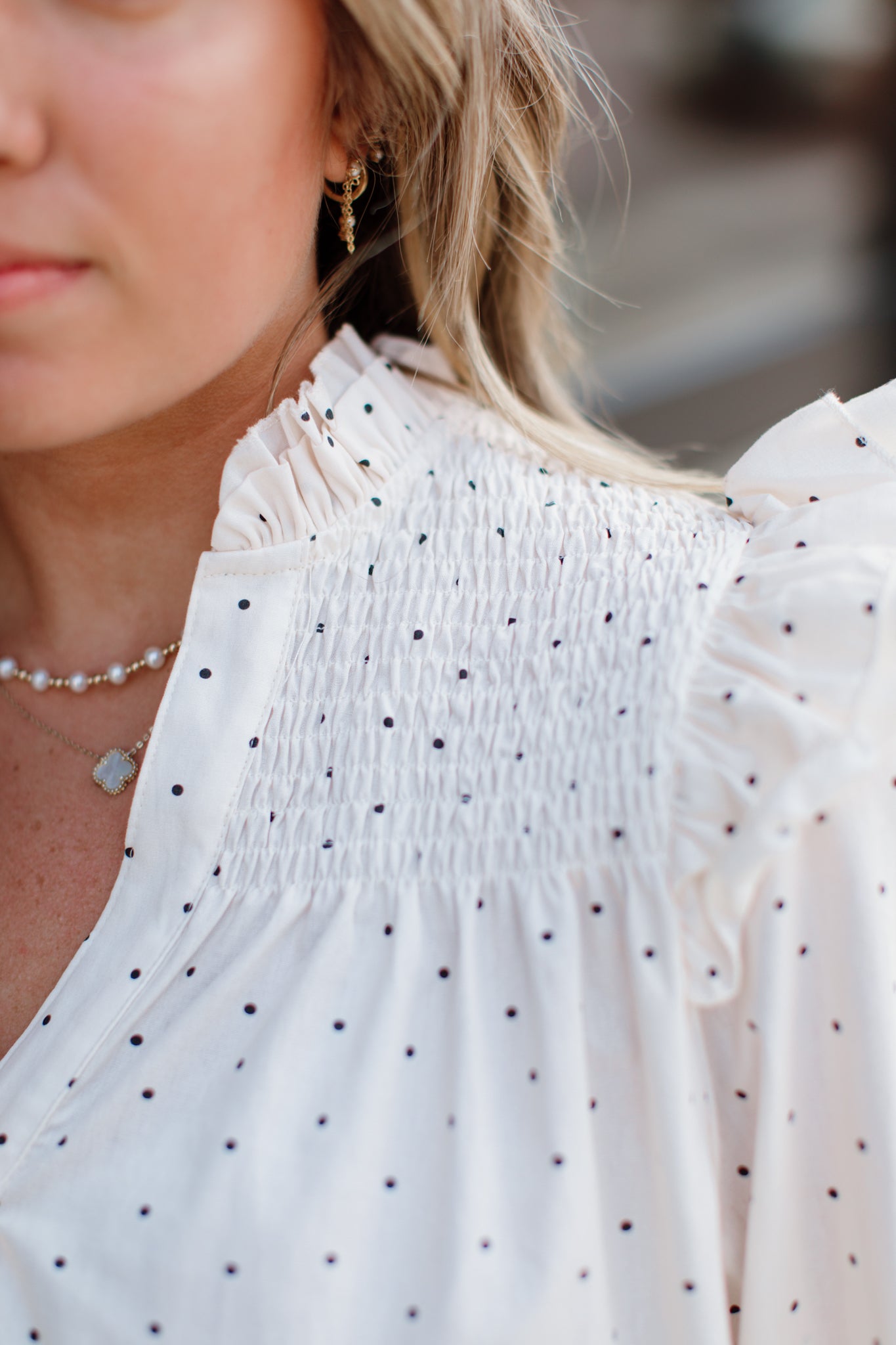Polka Dot Blouse