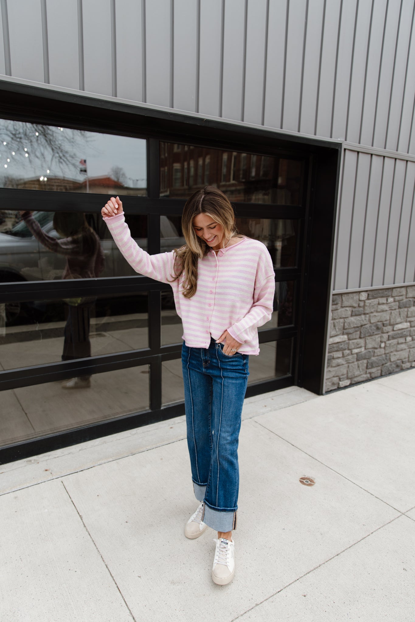 Knit Stripe Cardigan