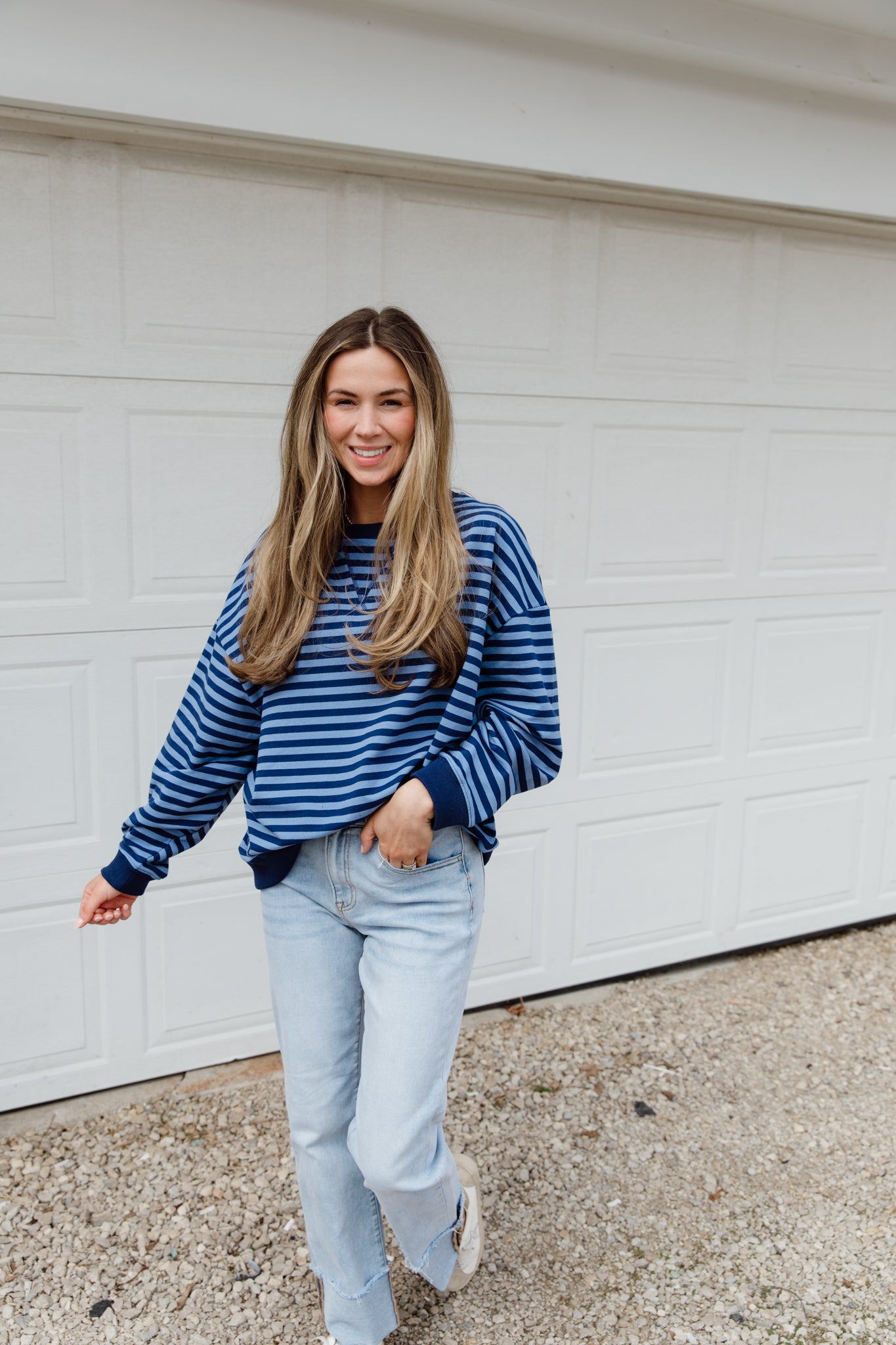 Stripe Knit Top