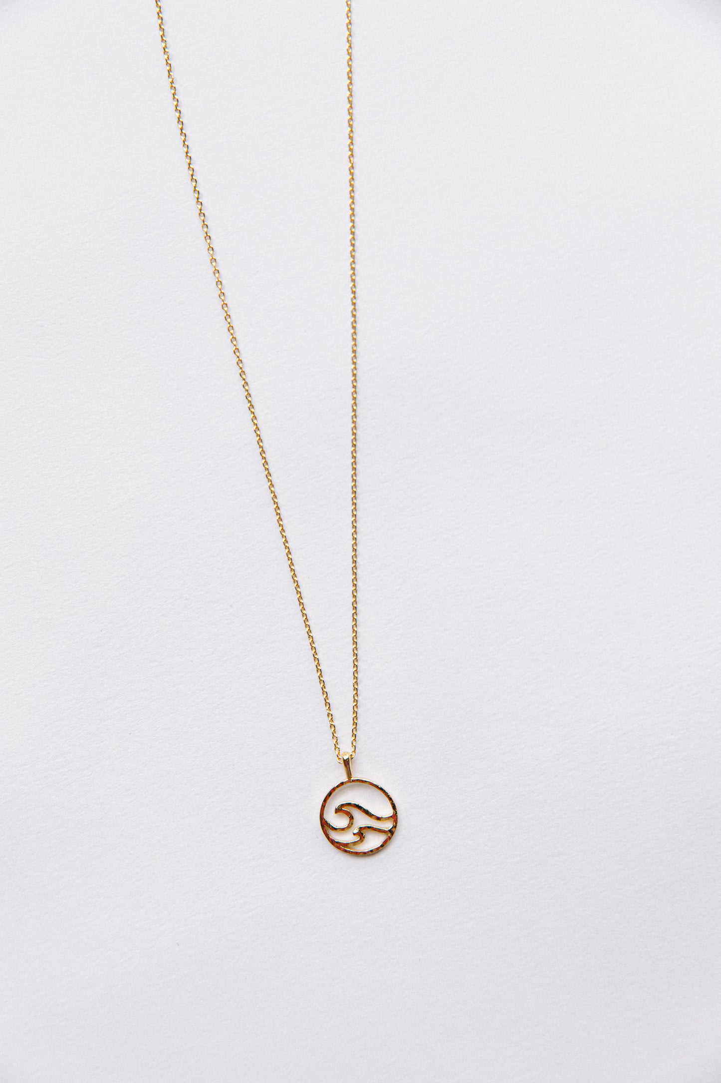 Hammered Wave Necklace