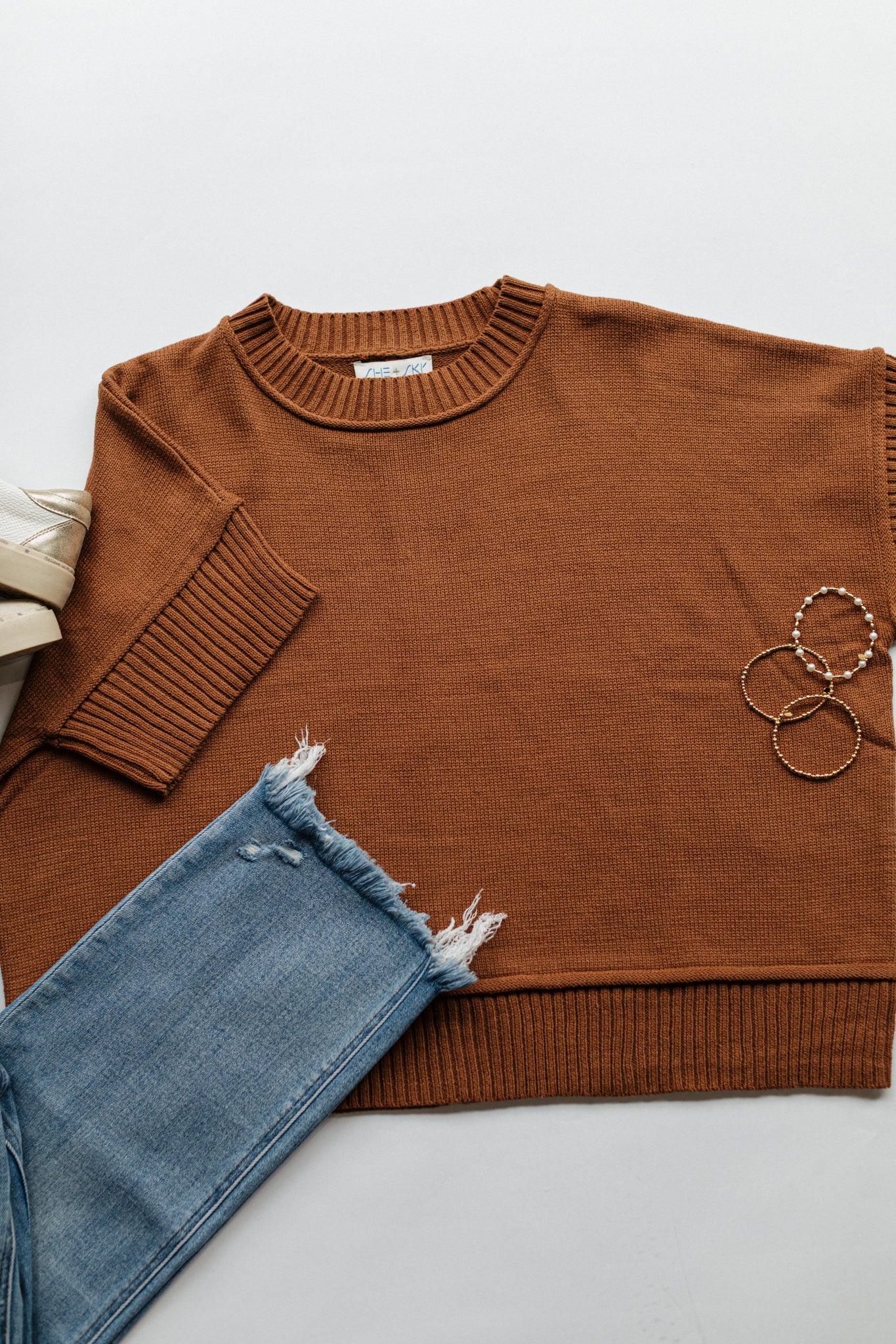 Drop Sleeve Sweater