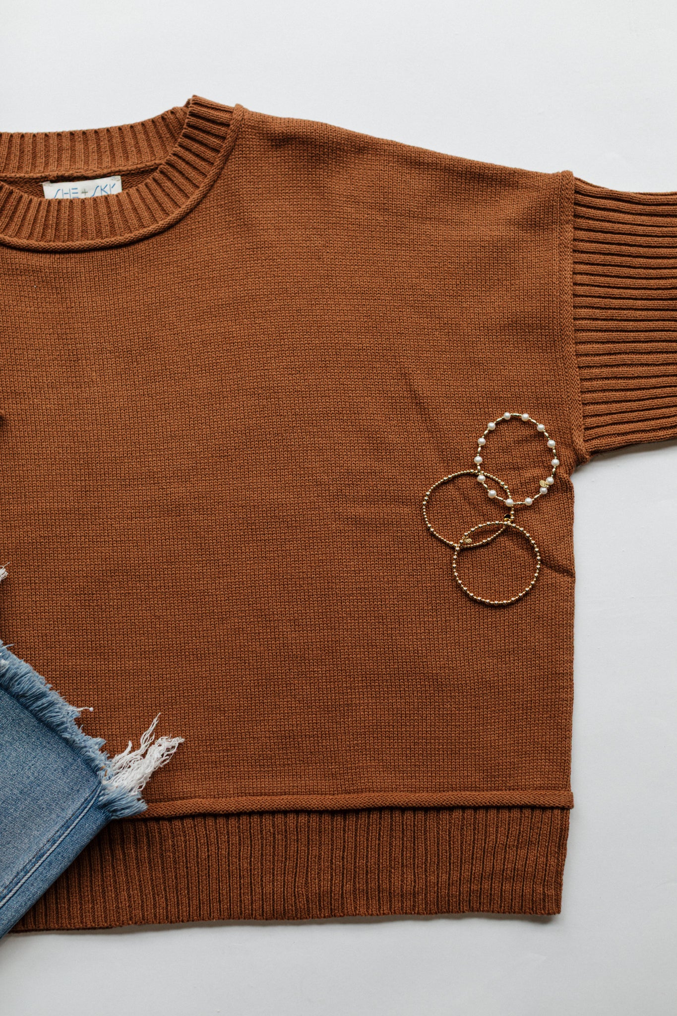 Drop Sleeve Sweater