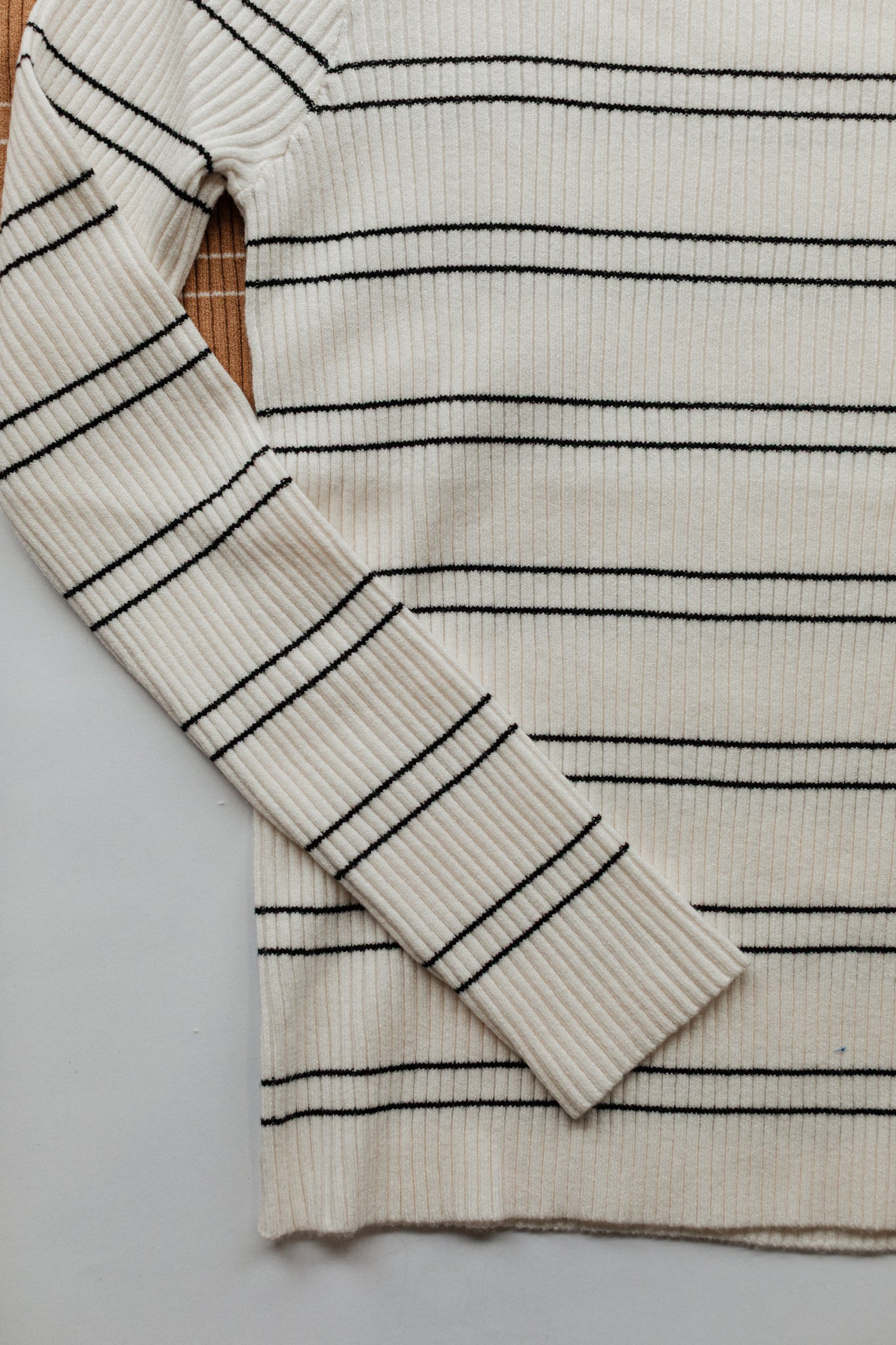 Ribbed Stretch Sweater