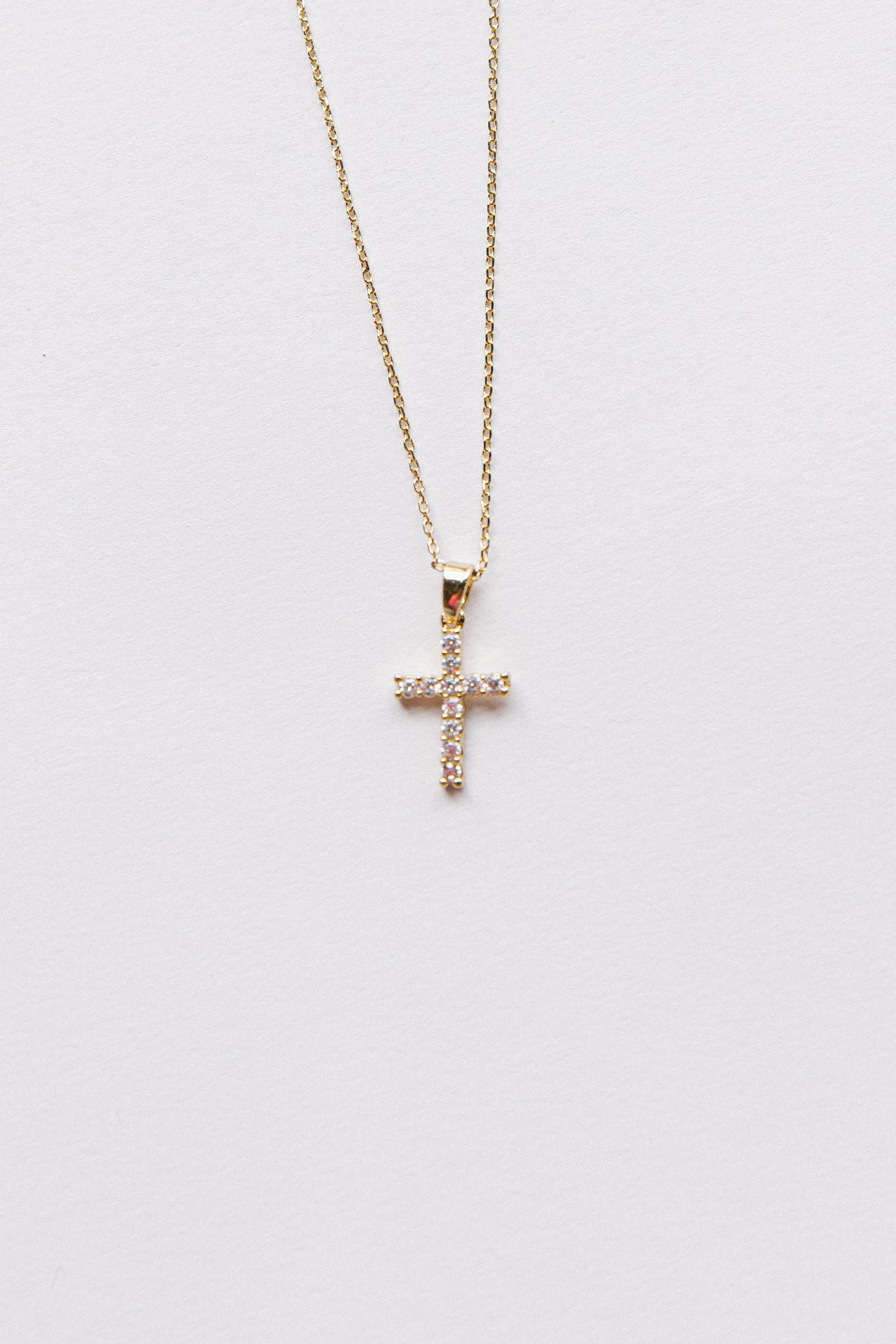 Sparkly Cross Necklace
