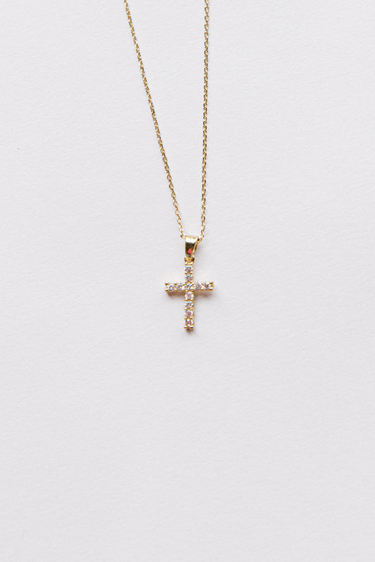 Sparkly Cross Necklace