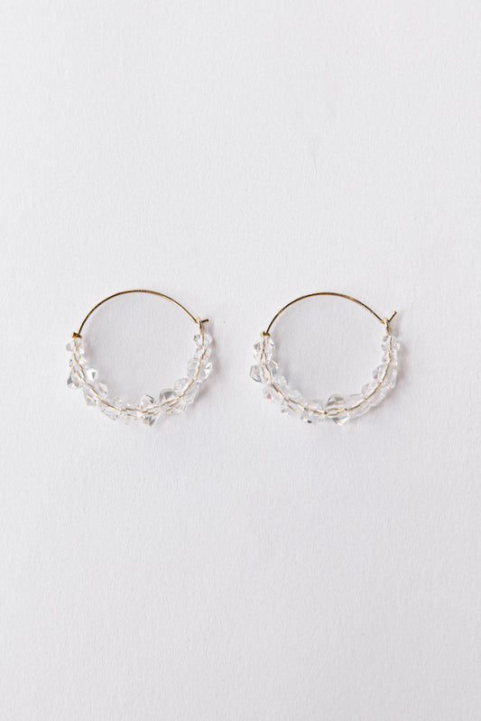 Jewel Lined Hoops