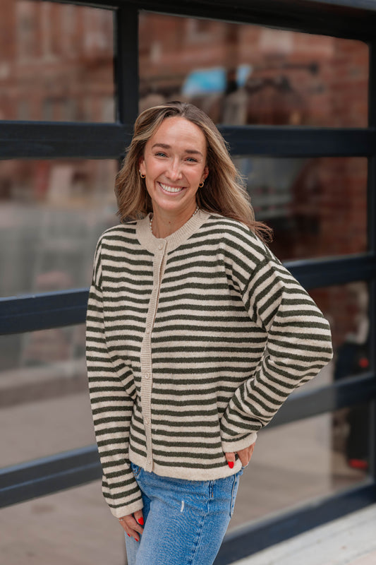 Contrast Cardigan
