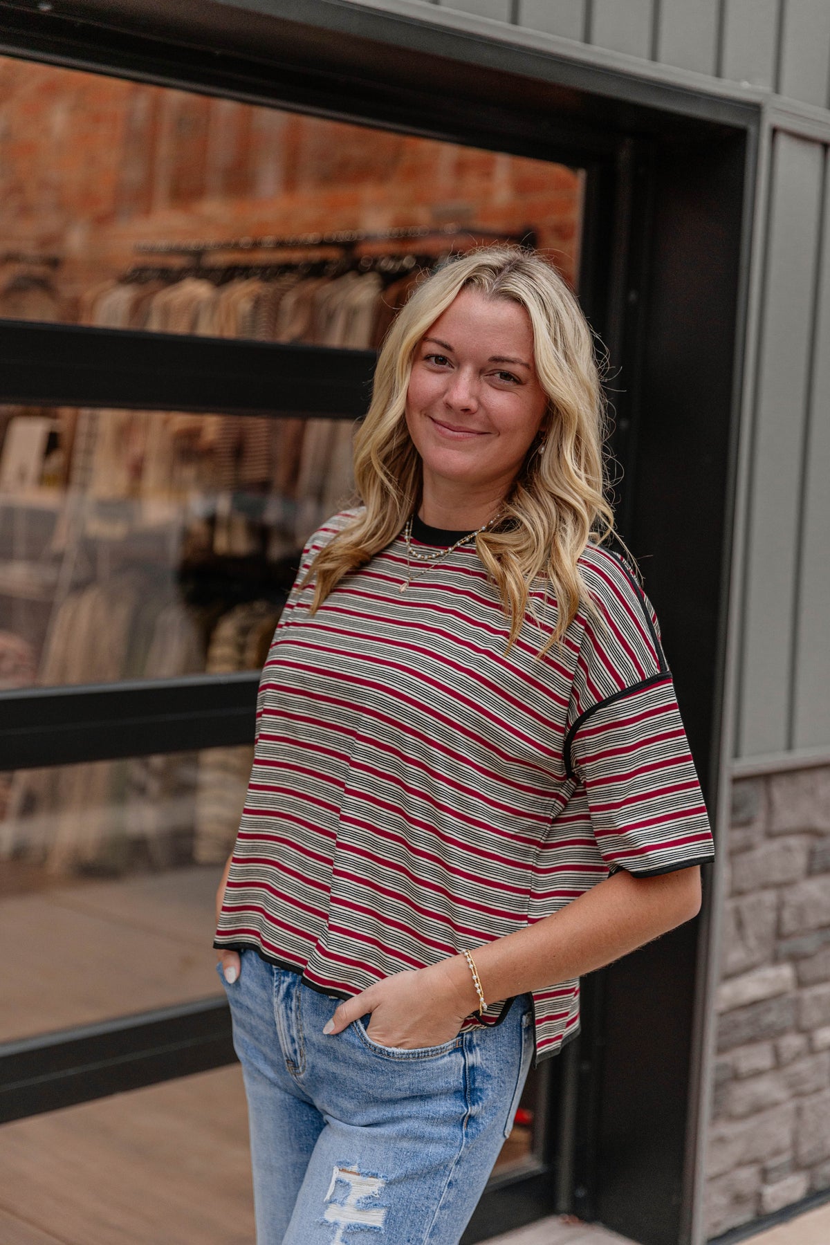 Vintage Stripe Tee