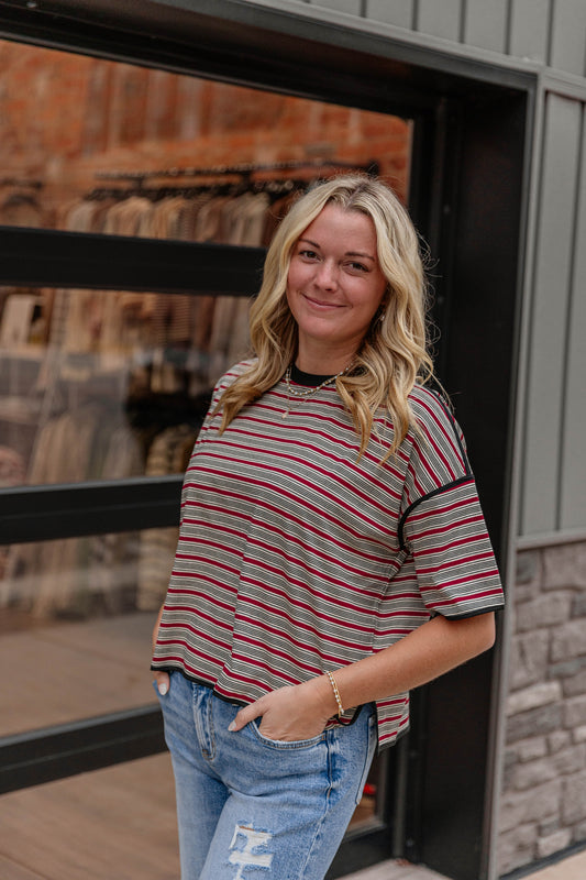 Vintage Stripe Tee