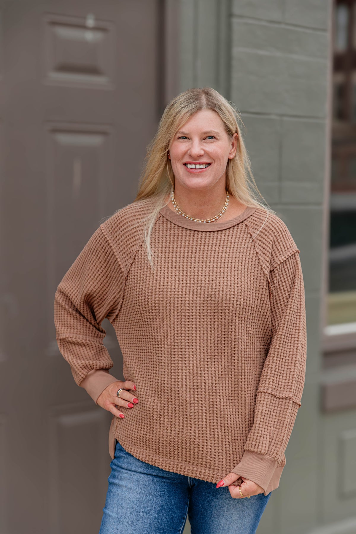 Bea Waffle Knit