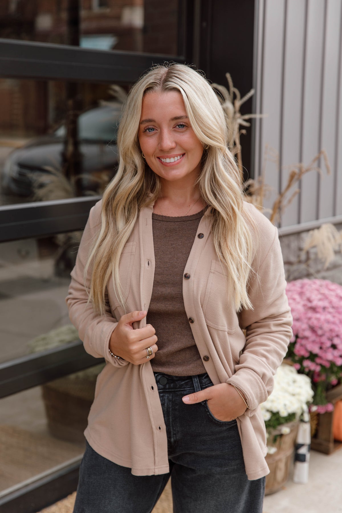 Button Down Khaki