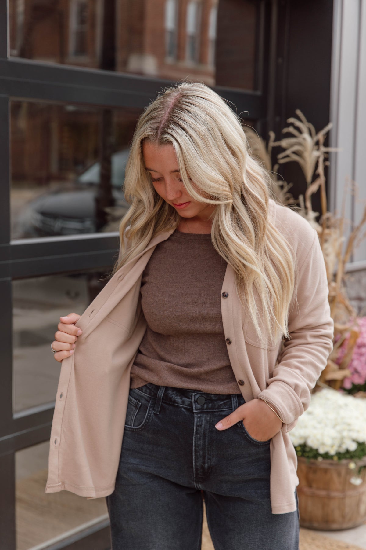 Button Down Khaki