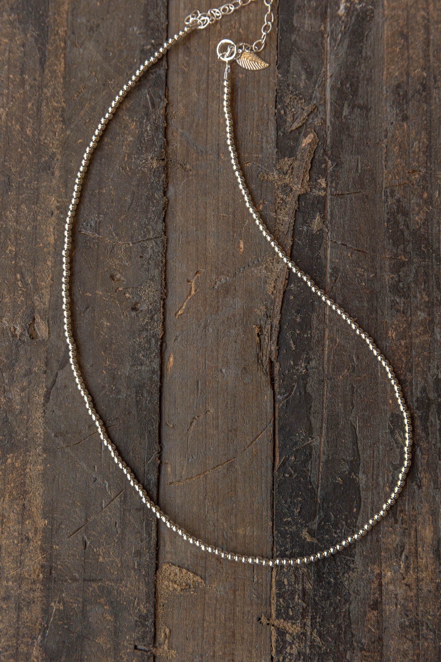 2mm beaded necklace