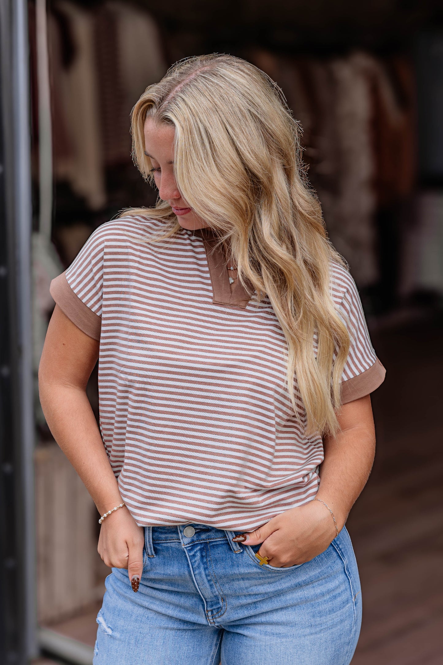 Color Trim Top