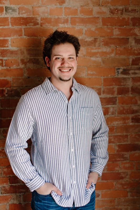 Mens Twill Button Down