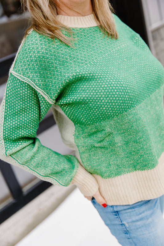 Knit Pattern Sweater