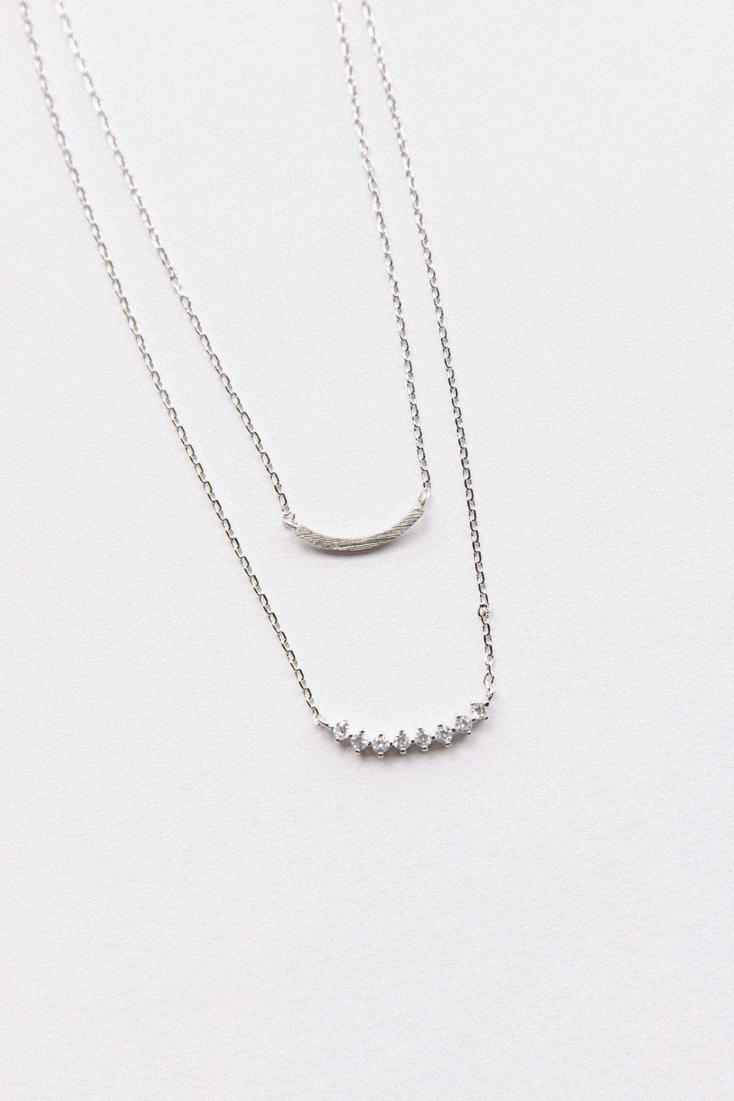 Curved Dual Necklace