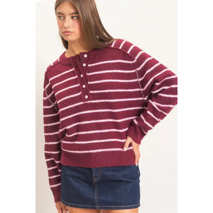 Stripe Henley