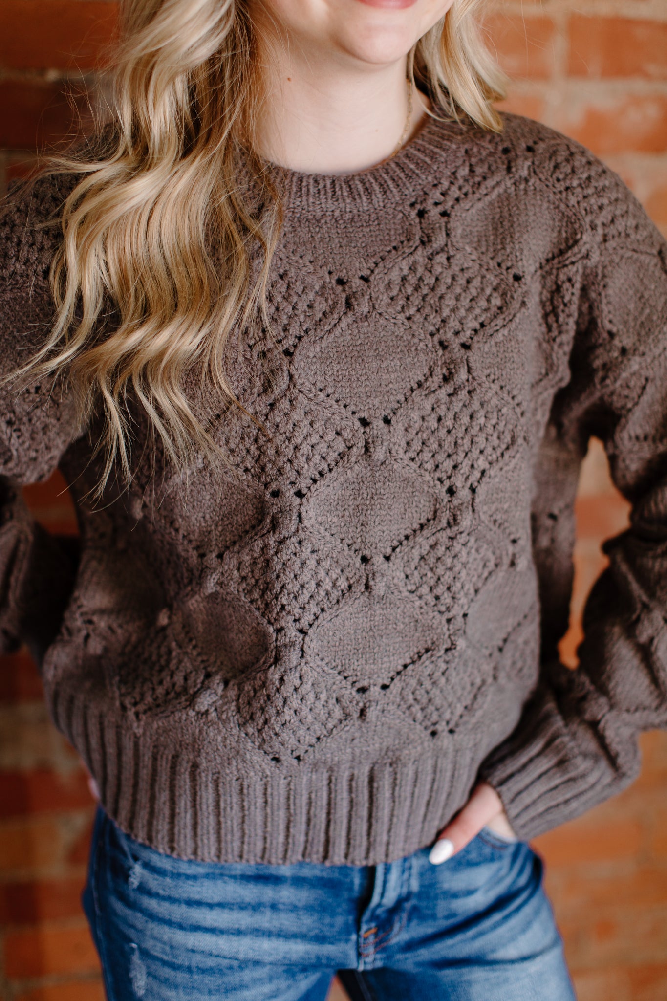 Knit sweater