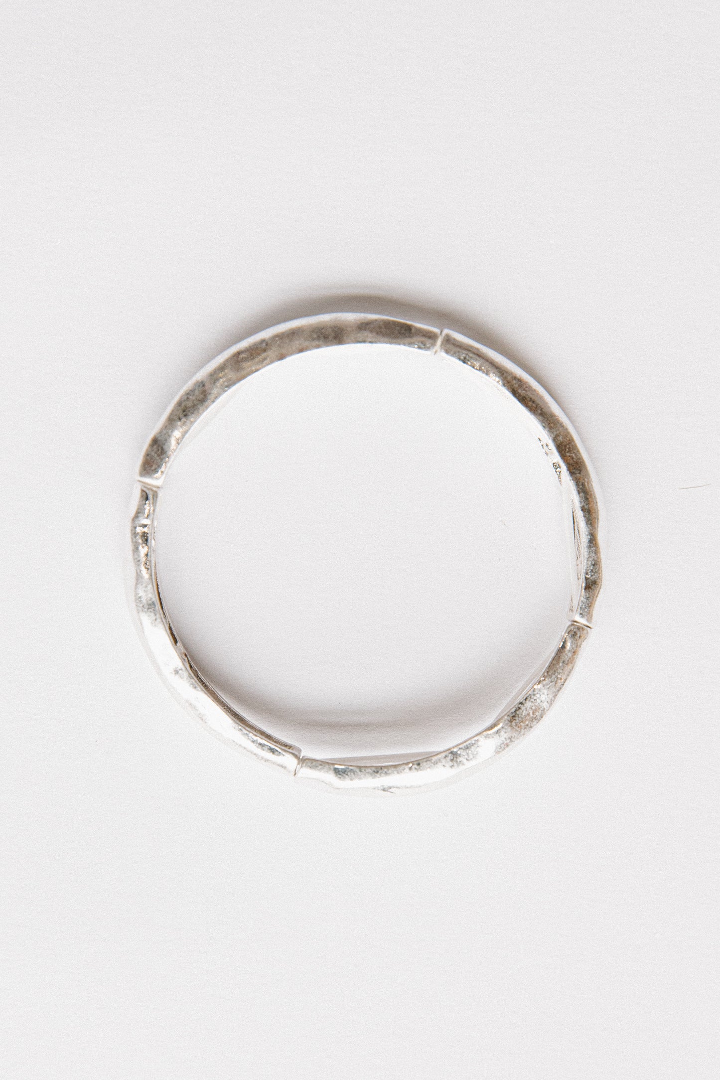 Worn Silver Bracelet