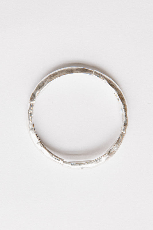 Worn Silver Bracelet