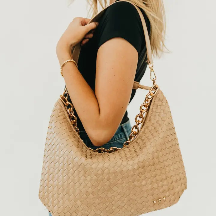 Woven Shoulder Bag