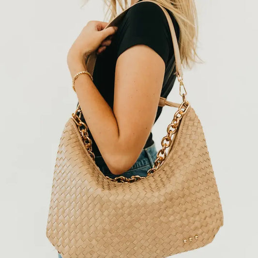 Woven Shoulder Bag