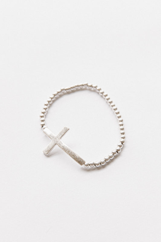 Stretchy Cross Bracelet