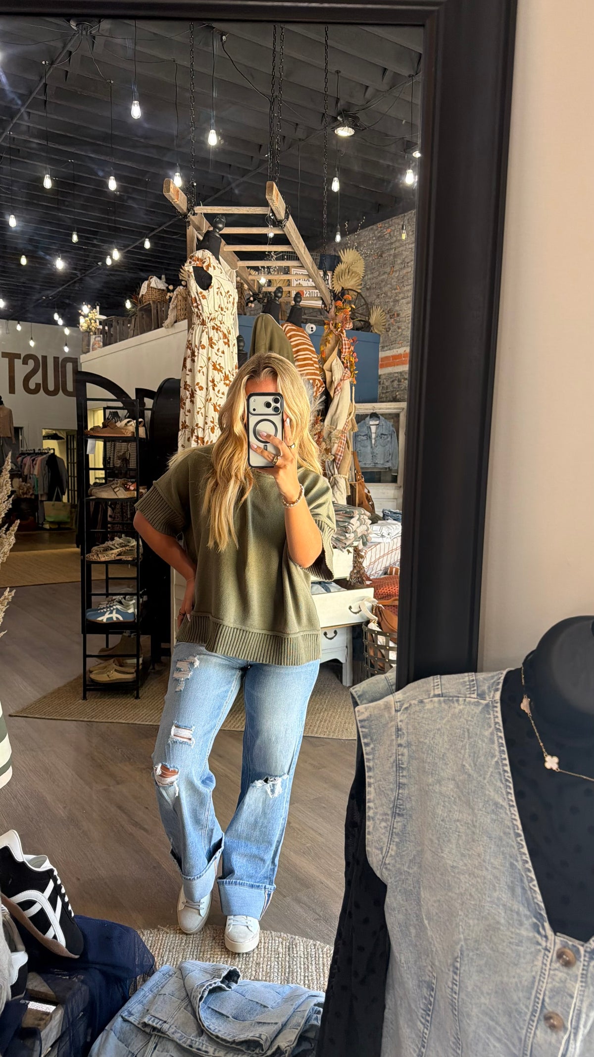 Drop Sleeve Sweater