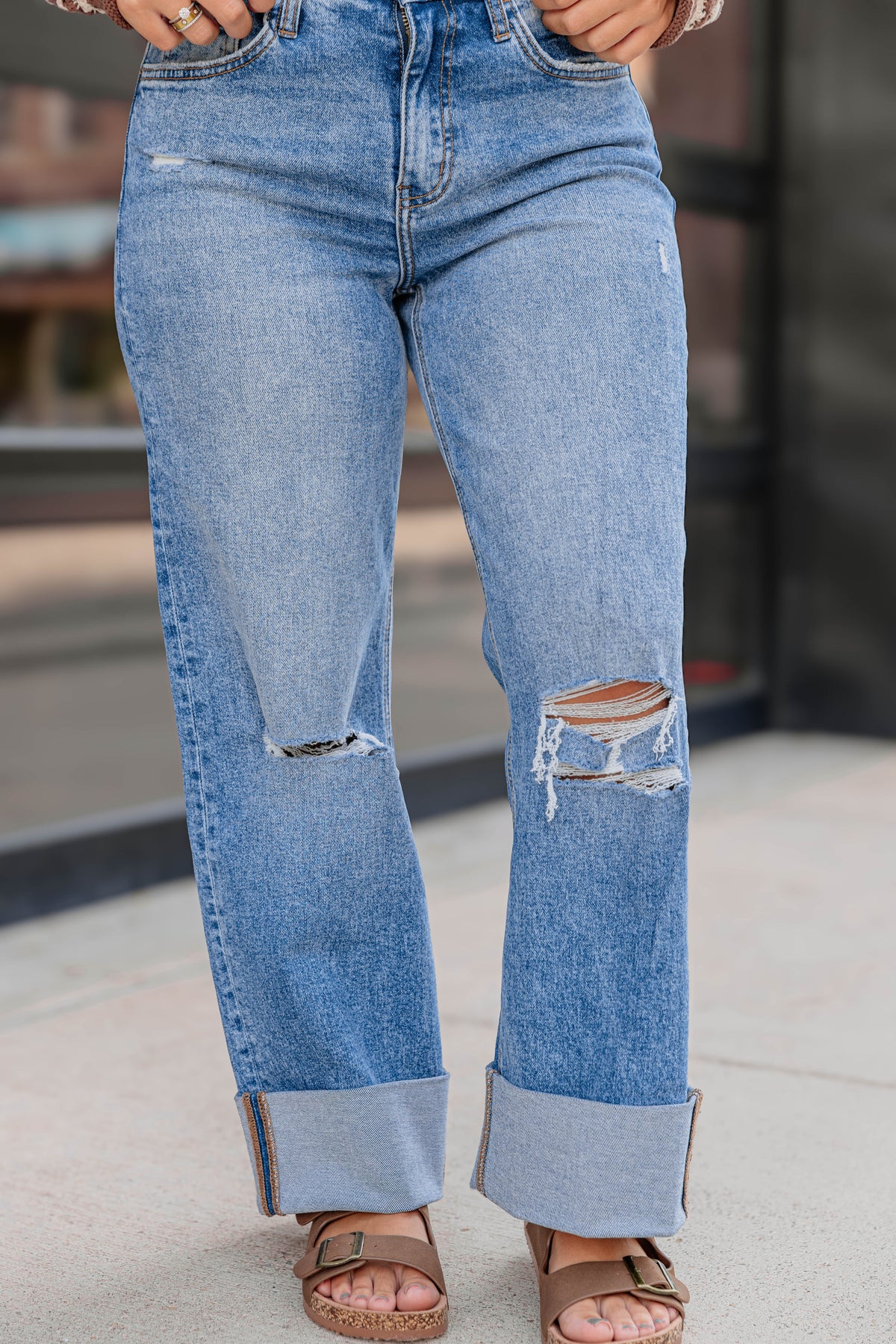 Baggy Cropped Denim