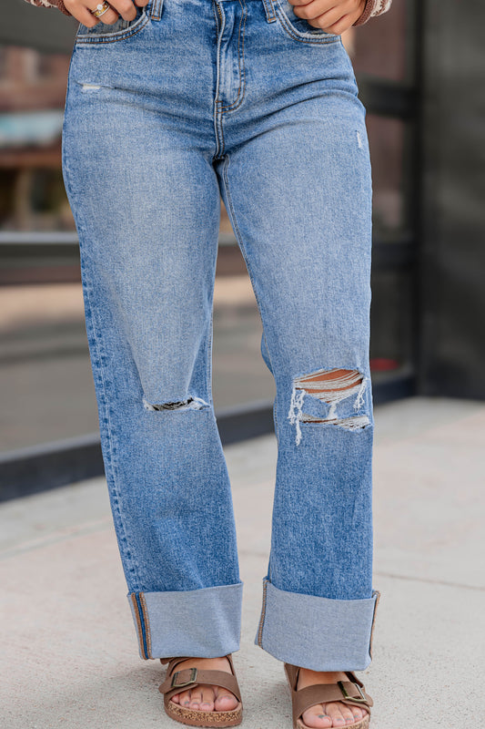 Baggy Cropped Denim