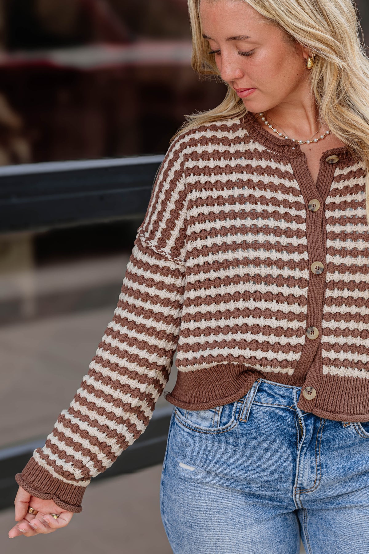 Crochet Knit Cardigan
