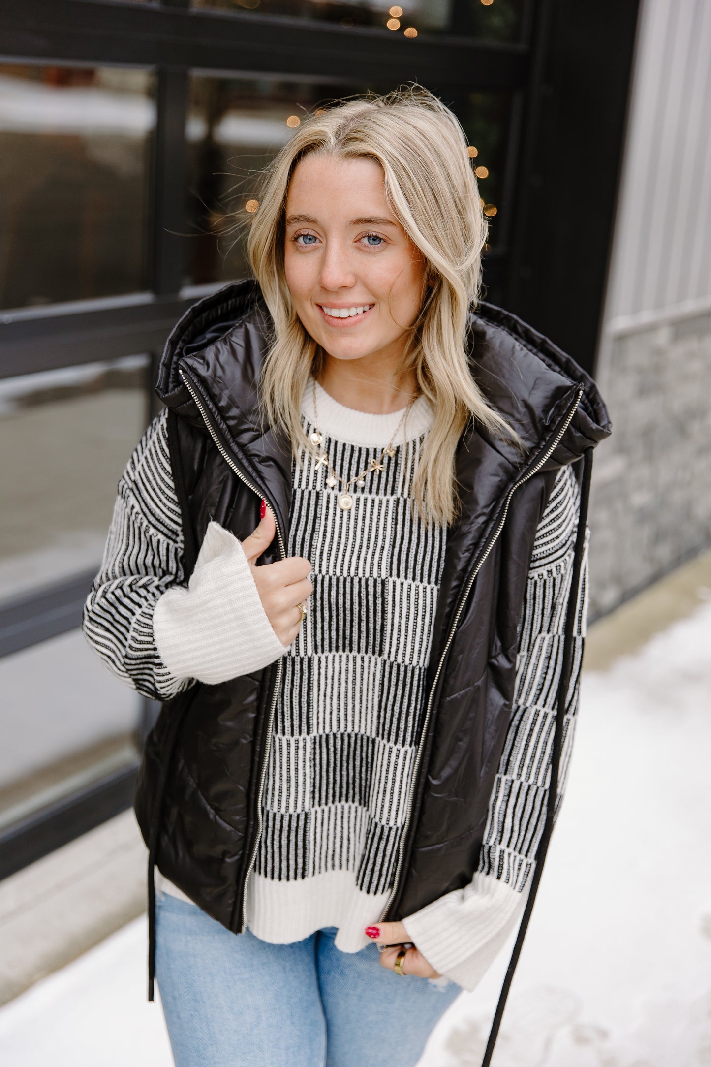 Hooded Puffer Waistcoat