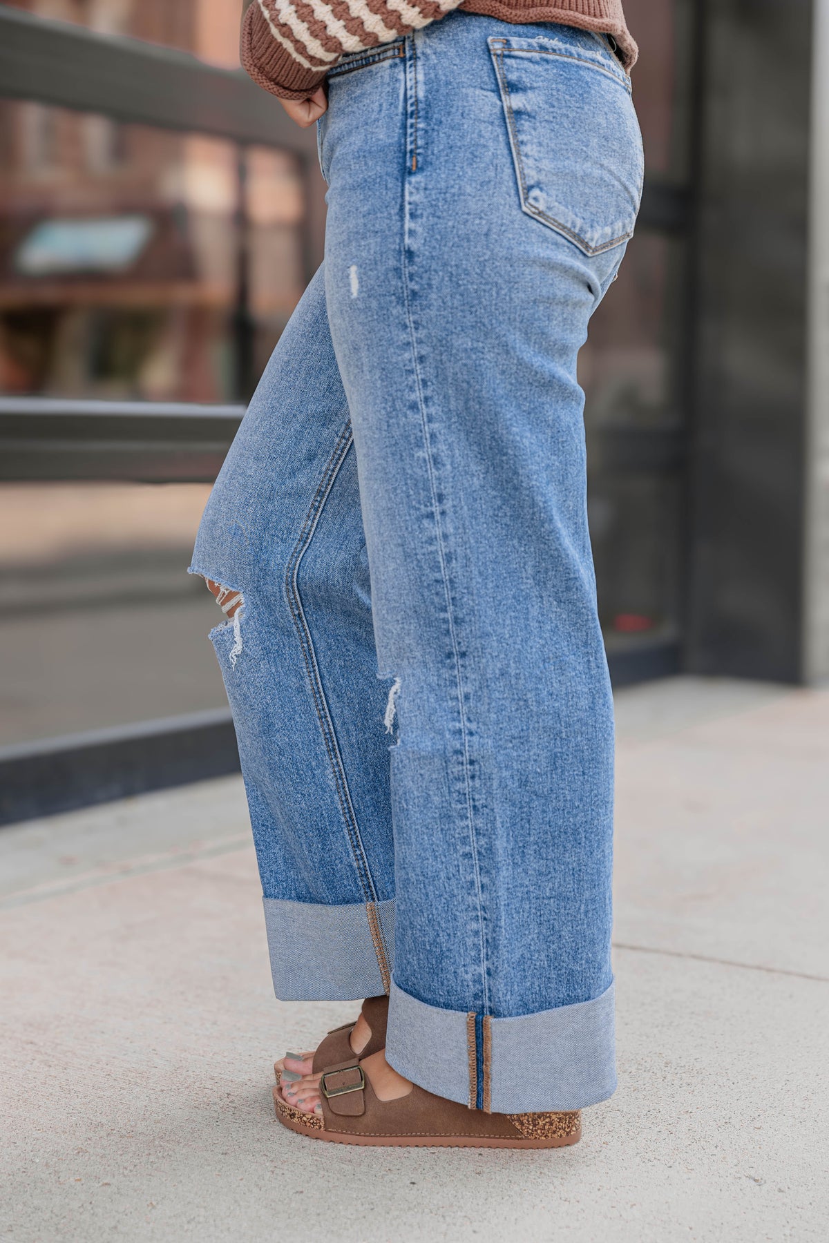 Baggy Cropped Denim