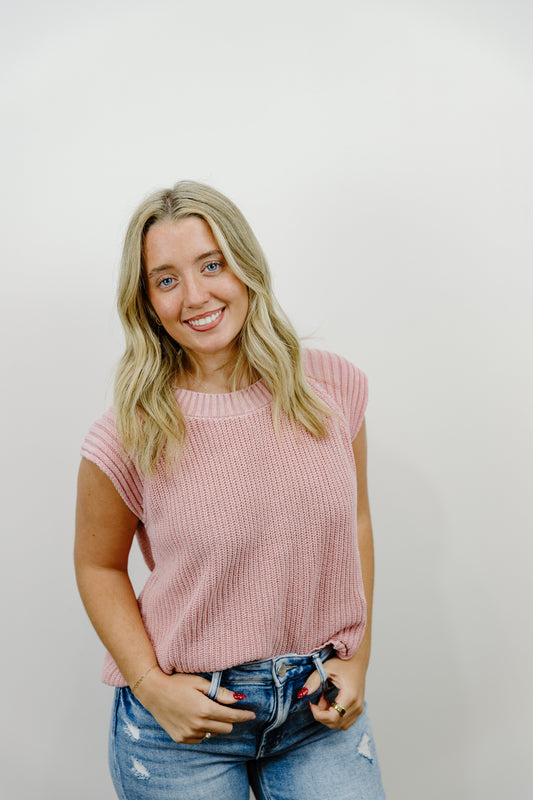 Mineral Wash Knit Sweater