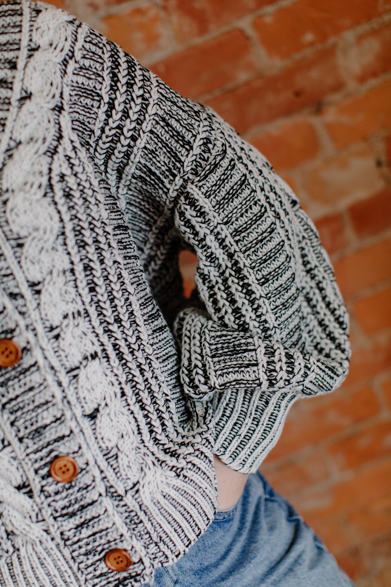 Striped Knit Cardigan