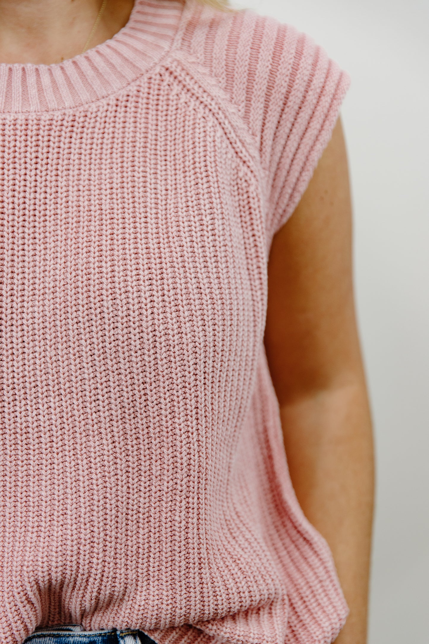 Mineral Wash Knit Sweater