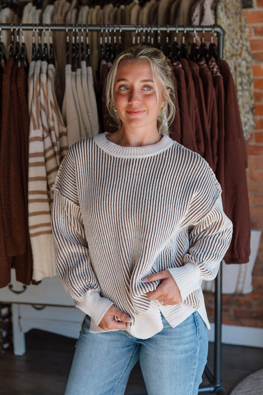 Saela Ribbed Pullover