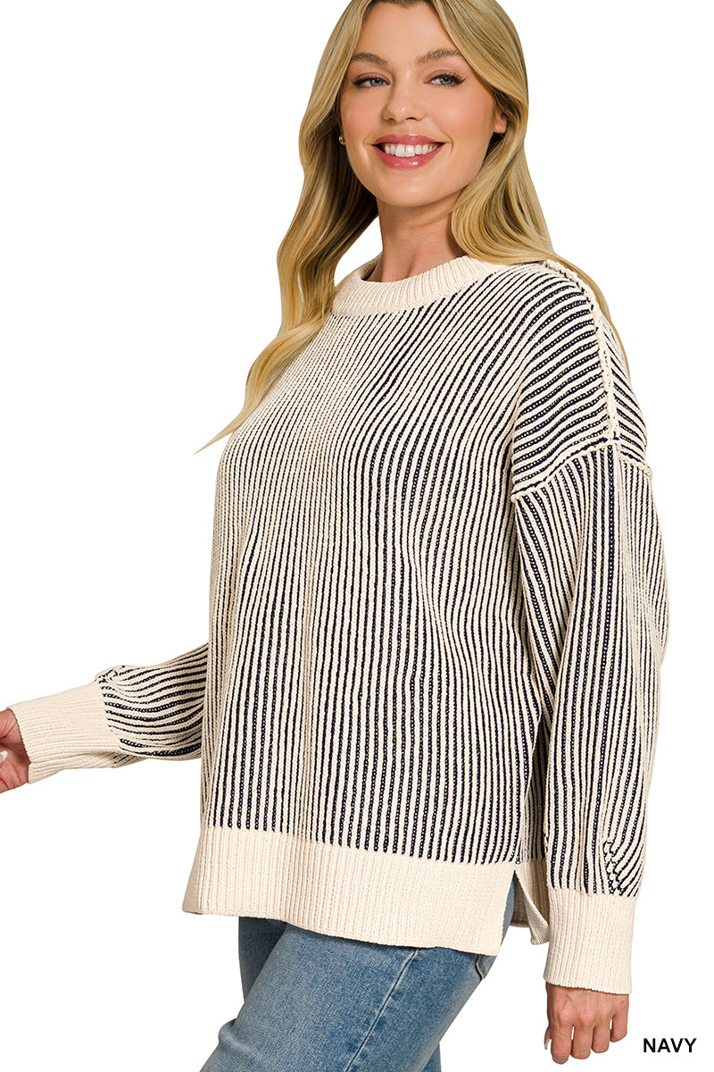 Saela Ribbed Pullover