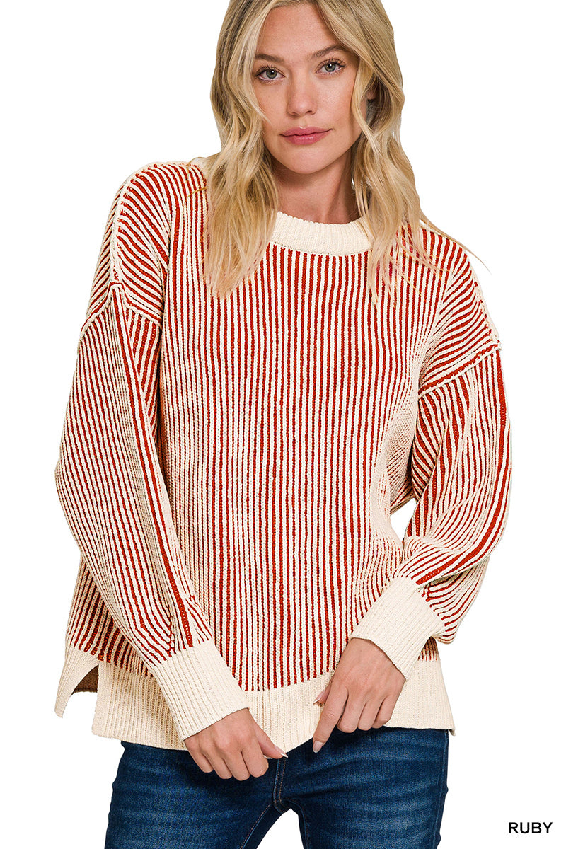 Saela Ribbed Pullover