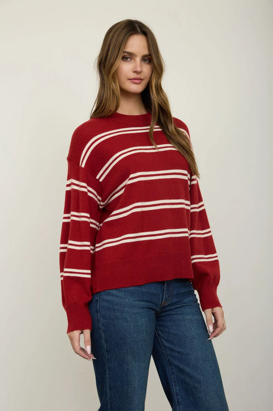 Stripe Drop Sleeve