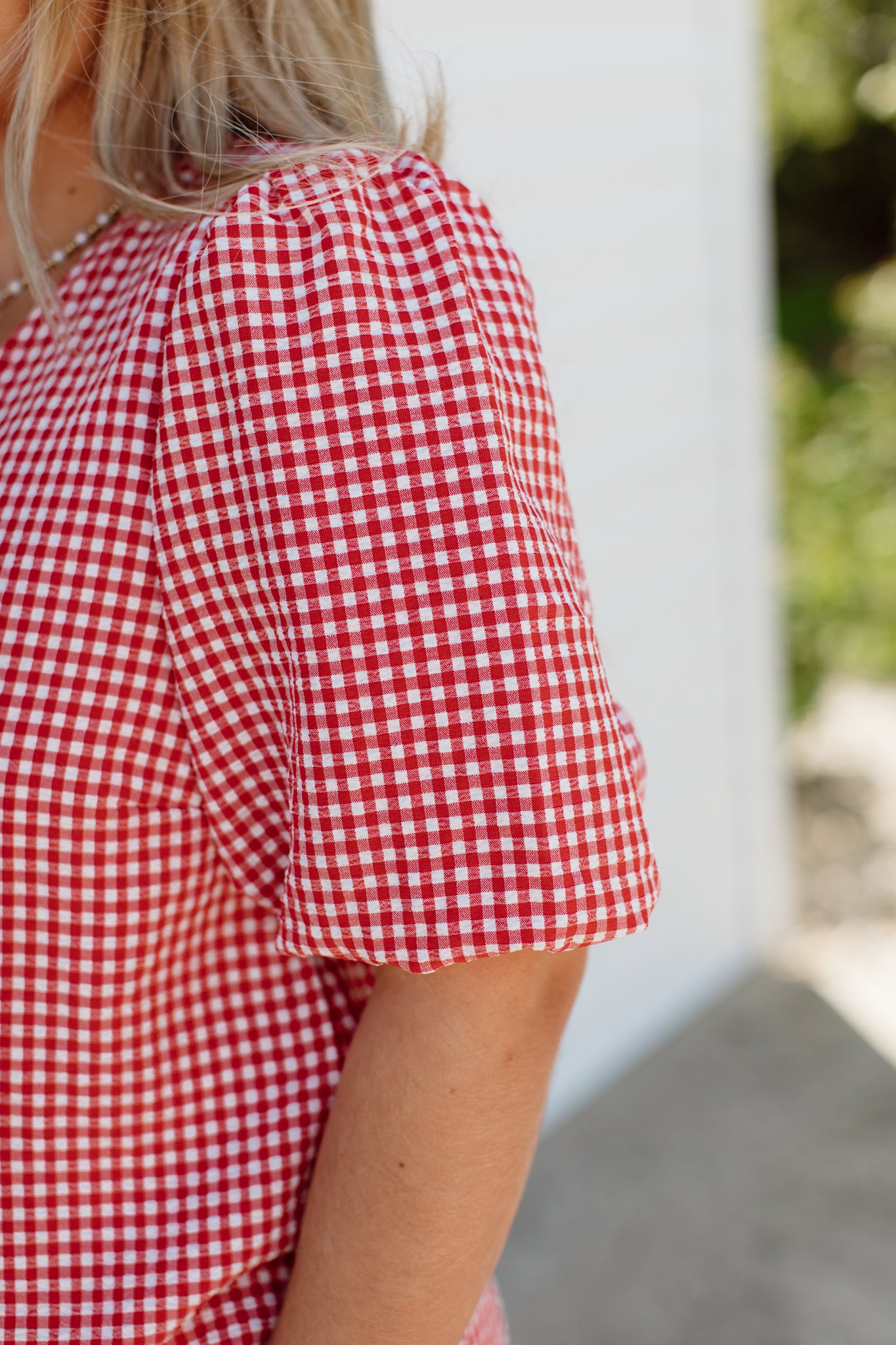 Gingham Tie Summer Set