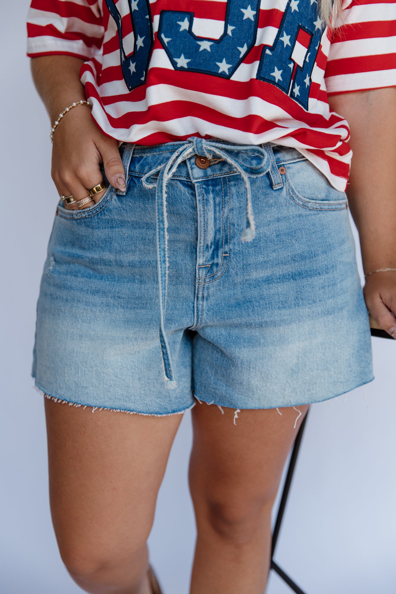 Tie Waist Shorts